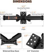 6500 lbs RV Camper Scissor Jack, 24" Trailer Leveling Stabilizer 2PK