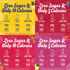 Crystal Light Drink Mix Variety Bulk, 120 Packets - with Galley Grove Mints
