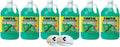 6 Pack Rain X Green Windshield Washer Fluid With Rain Repellant & Bug Remover 32* F All Weather Fluid 1 Gallon Each