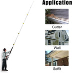 JANZ 24 FT Pressure Washer Telescoping Wand with Extension Wands