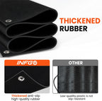 5Pcs Heated Snow Melting Mats, 10x30in Outdoor Heated Mat for Stair