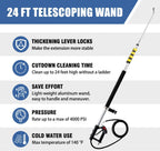 JANZ 24 FT Pressure Washer Telescoping Wand with Extension Wands