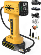 Cordless Tire Inflator Portable Air Compressor, 21V 160PSI for Car