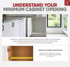 Rev-A-Shelf Double Pullout Trash Can w/Soft-Close Slides, 14.5" Min Opening