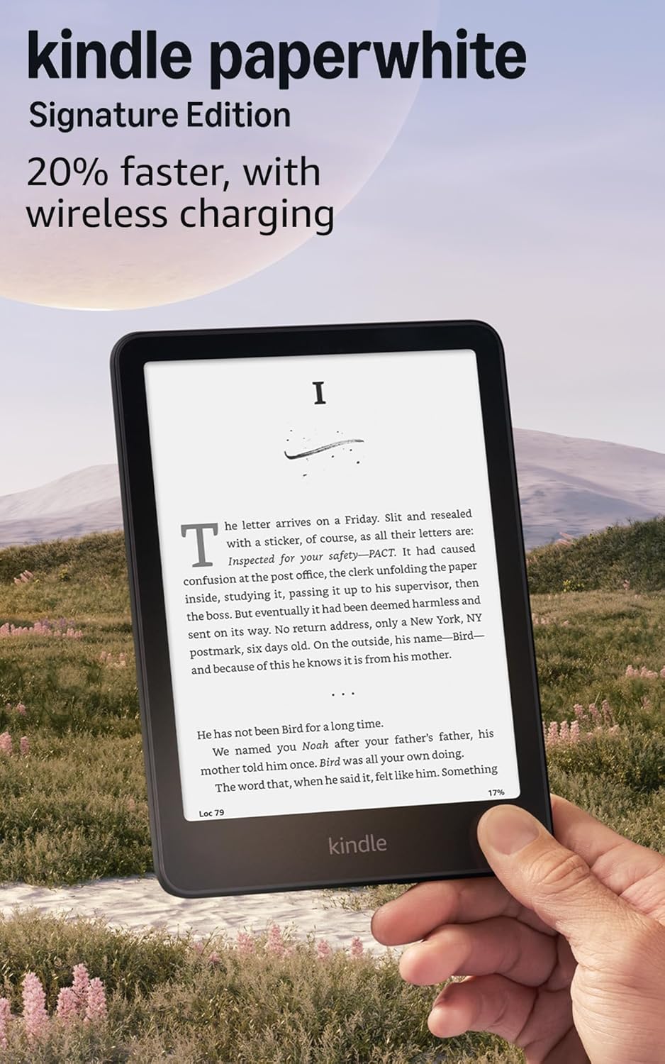 Kindle Paperwhite Signature Edition 32GB (2024 model) – Auto-adjusting front light, wireless charging, and weeks of battery life – Metallic Black