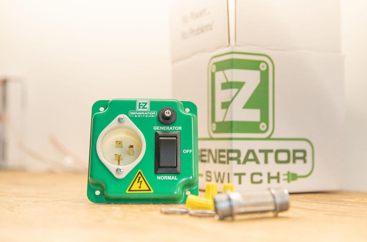 The Original EZ GENERATOR SWITCH - Patented, UL/CSA Approved Manual Transfer Switch - Made in the USA