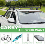 51" Universal Car Roof Rack Cross Bars, Capacity Roof Rack for Bare Roof