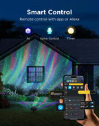 Govee Outdoor Halloween Projector Light, Upgraded Aurora Star Projector