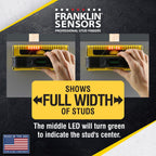 Franklin Sensors ProSensor M210 13-Sensor Stud Finder, Live Wire Detection