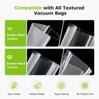 Bonsenkitchen Vacuum Sealer with Easy Handle Design,1 Bag Roll & 10 Bags