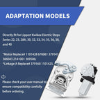 379160 RV Gear Box Linkage A with 676061 Entry Step Gear Motor, fit for Lippert Kwikee Electric Steps Series 22 23 28A 30 32 33 34 35 36 38 40