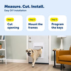 PetSafe Electronic Pet Door, Collar Key Sensor, Dogs Up to 100 lb, Large
