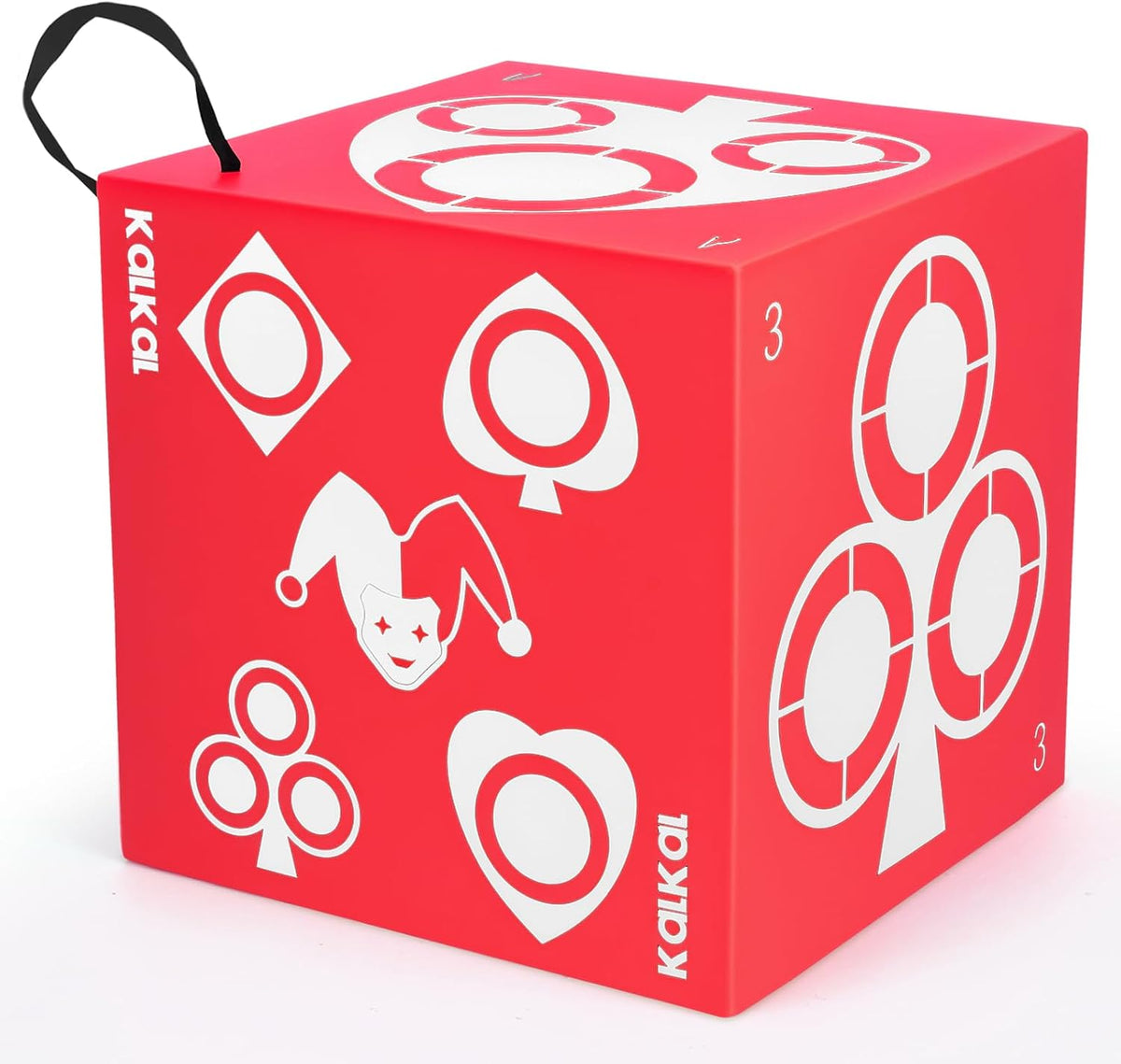 Archery Target, 6 Side Field Point Archery Target Block with Carry Handle, Easy Arrow Removal, Lightweight Poker Foam Archery Targets for Backyard