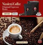 Nicoletti Coffee Espresso Roast Beans 5lb(Made in Brooklyn NY since 1972) Fresh Roasted Espresso beans with Date Stamp.