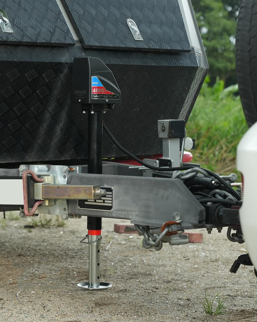 Kohree Electric Trailer Jack 4000 lbs with 7-Way Connector, Heavy Duty