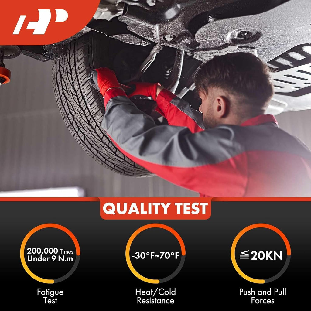 A-Premium Front Inner & Outer Tie Rod End Kit Fix Uneven Tire Wear