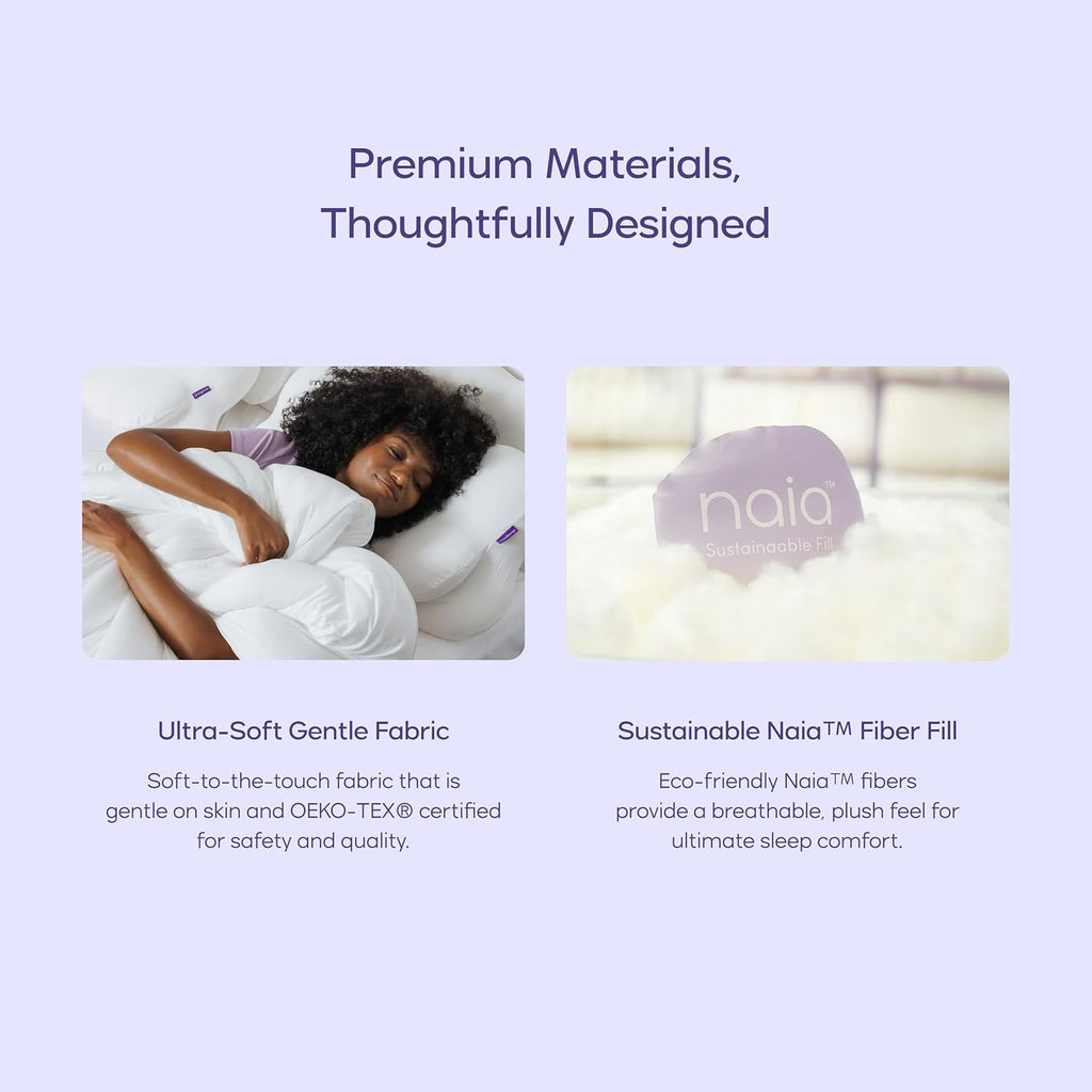 Mellow Marshmellow Comforter King/Cal King, Oeko-TEX Class I Fabric