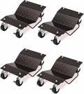 6000 LBS Car Wheel Dolly Set of 4, Car Dolly with Security Lock for Moving