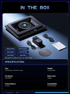 llano V12 Laptop Cooling Pad, Gaming Laptop Cooler Stand