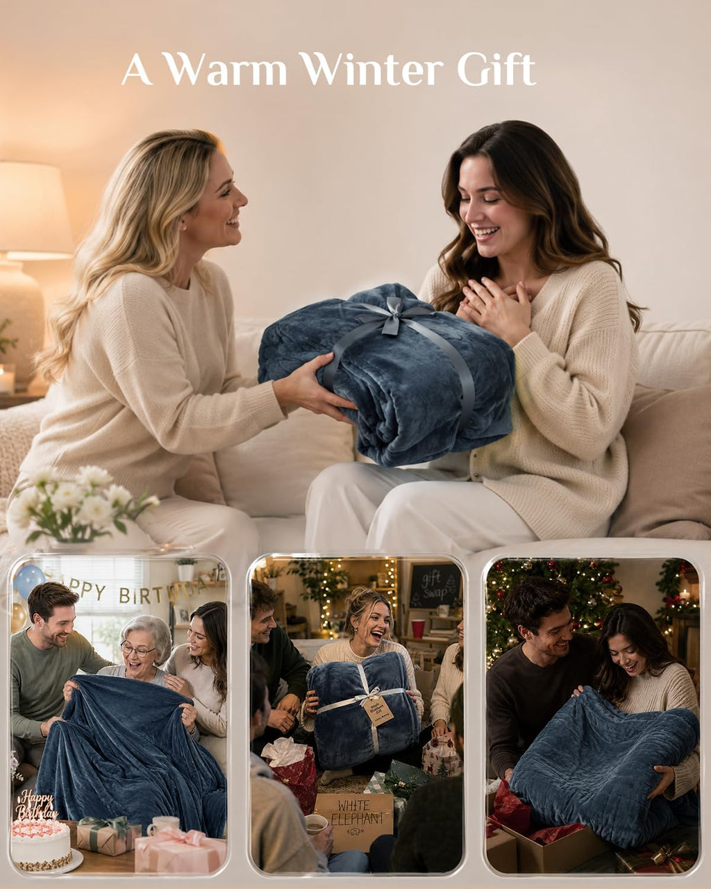 Soft Heated Blanket Full: Fluffy 220GSM Flannel and Sherpa Cozy Warm