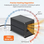 Boat Engine Compartment Heater, 650W Haoguo Bilge Heater Equipped with Self-Regulating PTC Element, for Boats Up to 500 Cubic Feet, Prevents Cabin