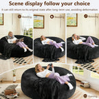 Big Bean Bag Chairs for Adults Comfy Living Room Furniture