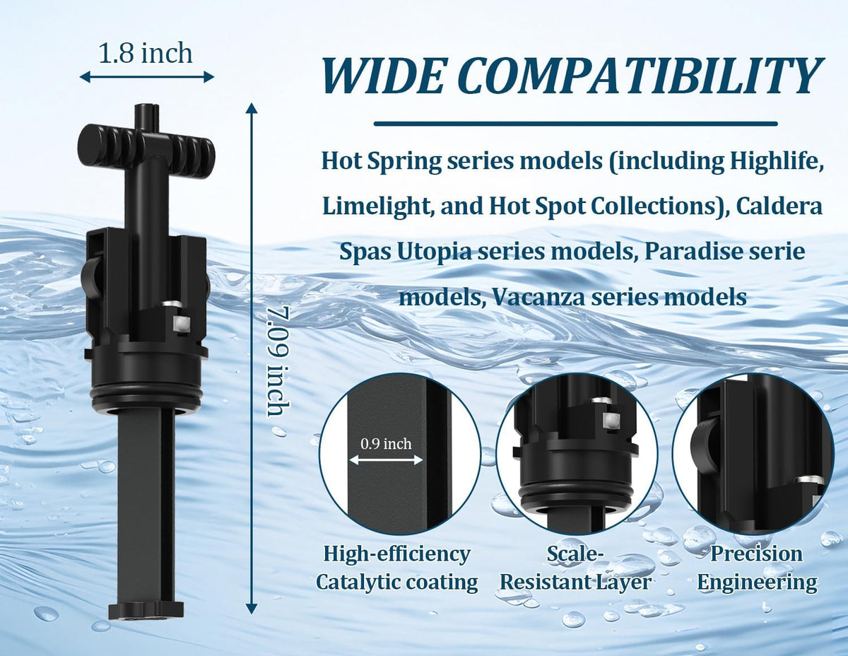 Salt Water chlorination System Cartridge Replacement for Spas & Hot Tubs/Hot Spring Highlife/Limelight,Chlorine-Generating Filter for Gentle,Soft