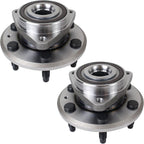 Pair 513277 Wheel Bearing and Hub Assembly Front/Rear Compatible with 08-17 Buick Enclave, 09-17 Chevy Traverse, 07-16 GMC Acadia, 07-10 Saturn