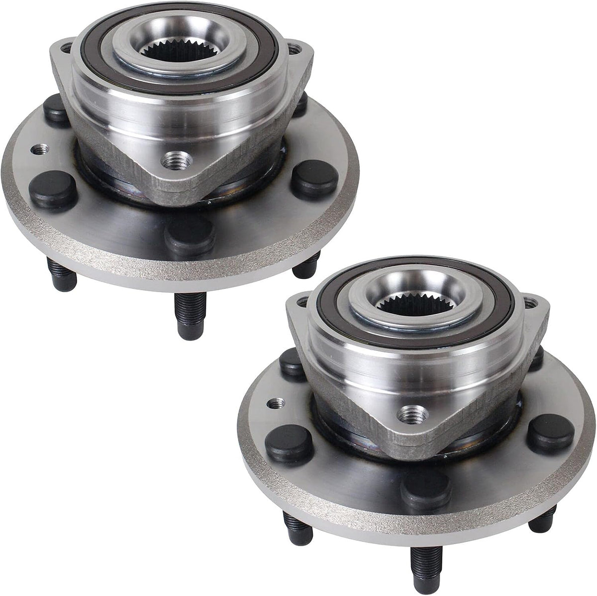 Pair 513277 Wheel Bearing and Hub Assembly Front/Rear Compatible with 08-17 Buick Enclave, 09-17 Chevy Traverse, 07-16 GMC Acadia, 07-10 Saturn
