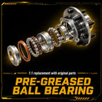 515151 2WD/4WD Front Wheel Bearing and Hub Assembly Fits for 2012-2018 Ram 1500, 2019-2020 Ram 1500 Classic Hub Bearing Assembly 5-Lug w/ABS, Replace