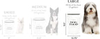 Harry Barker Bon Chien Dog Food Storage Canister – Large 11 gallon, Airtight Stainless Steel Pet Food Container, Stylish Kitchen Counter Dog Kibble