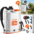 VEVOR Battery Powered Backpack Sprayer 3.2 Gal, Powerful Electric Sprayer, Weed Sprayer for Garden and Lawn, Adjustable 0-90 PSI, 2 Retractable Wands