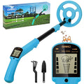 Kids Metal Detector, Adjustable 27.5"-37.8" with LCD Display (Azure)