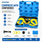 MacPherson Strut Spring Compressor Tool, Impact Wrench Rated, 3 Fork Sizes