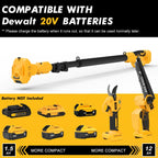 4-in-1 Cordless Pole Saw & Electric Pruning Shears for DeWalt 20V Battery