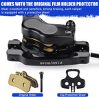 TOBWOLF MTB Hydraulic Disc Brake Set, Four-Piston Bike Brake Upgrade Kit