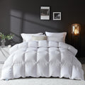 Goose Feather Down Fiber Comforter King,All Season Duvet Insert