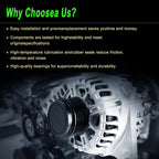 90A Alternator fit for 2011-2017 Elantra 2012-2013 Soul 1.8L 2.0L L4