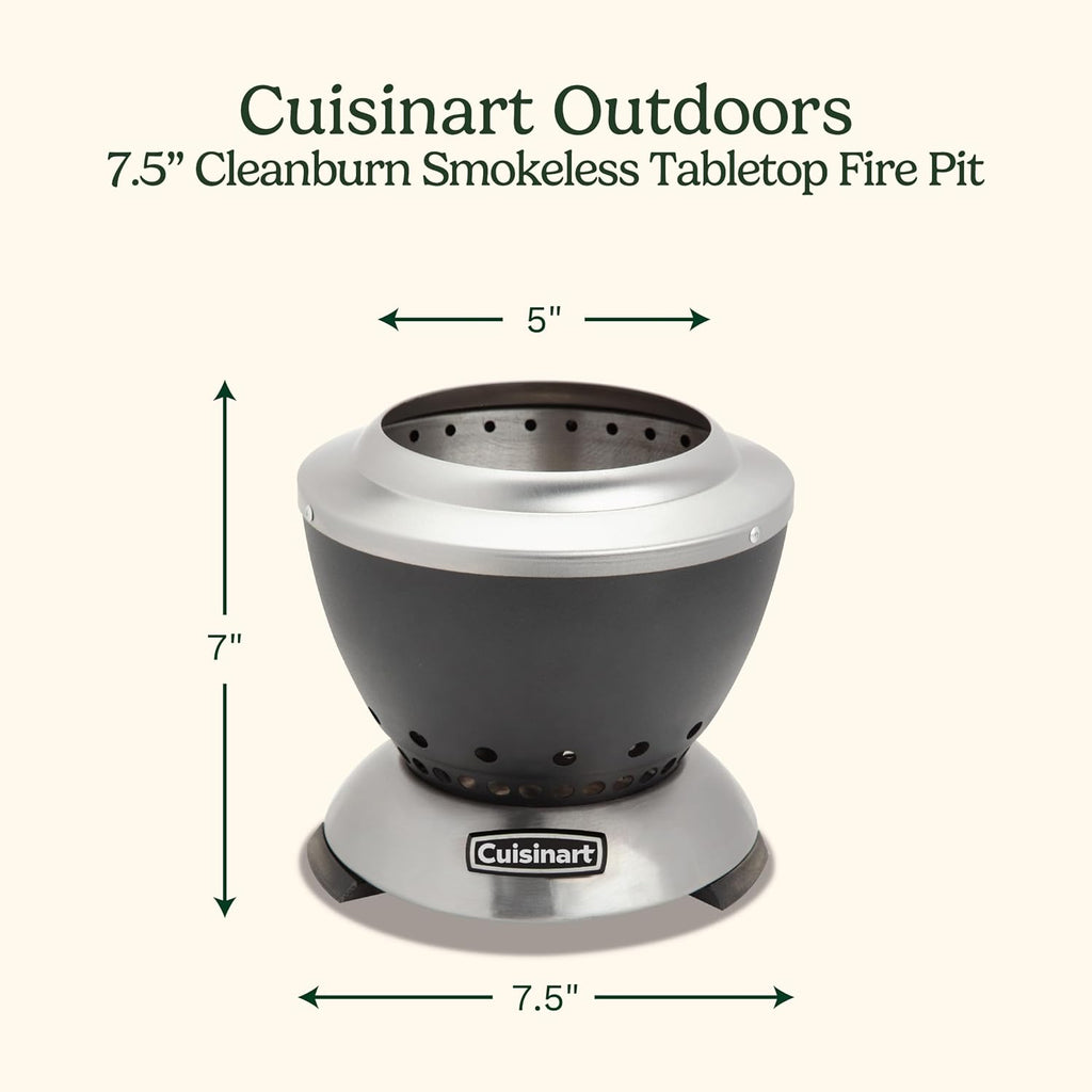 Cuisinart 7.5 in. Cleanburn Tabletop Fire Pit, COH-755P