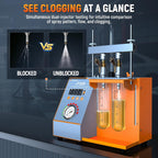 FOXWELL JT200 Fuel Injector Tester Cleaner - Visualize Spray Pattern & Flow