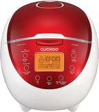 CUCKOO Micom Rice Cooker 6 Cup Uncooked / 12 Cup Cooked, Fuzzy Logic Rice Maker with Delay Timer & Keep Warm Setting, Versatile Food Steamer for