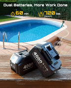 SEESII Cordless Stick Water Pump, 2.2" Slim Head, Water & Diesel Transfer