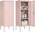 Garvee Lockable Metal Locker Cabinet, 39''h Metal Storage Cabinet with Lock