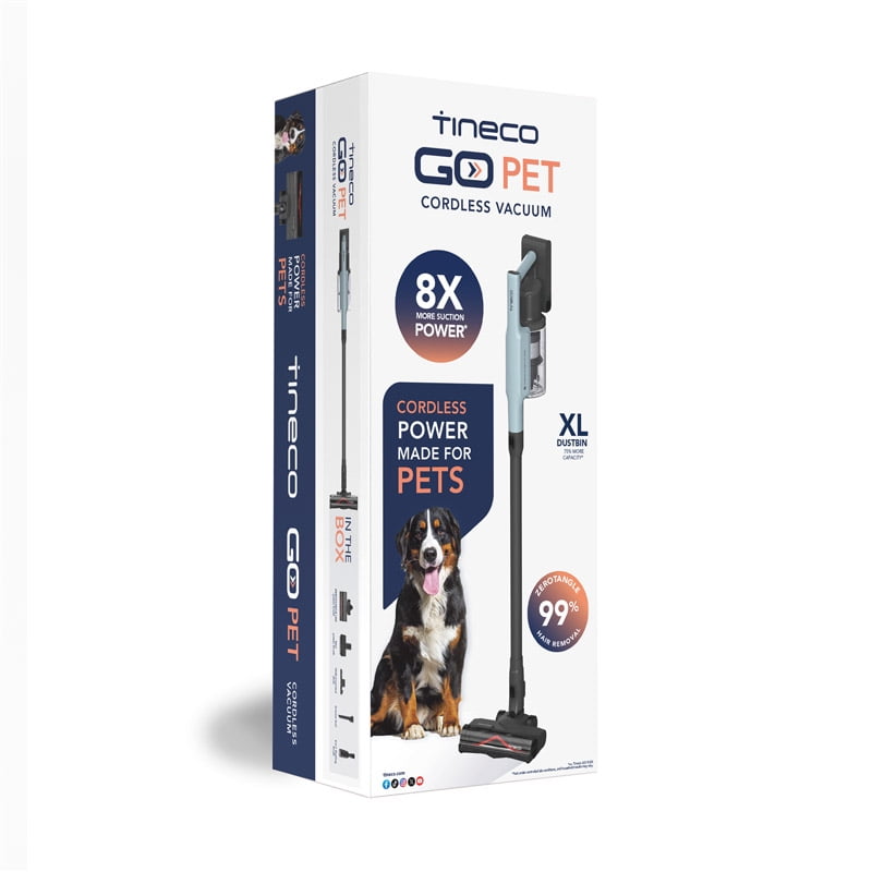 Tineco GO Pet Cordless Stick Vacuum Cleaner, Powder Blue