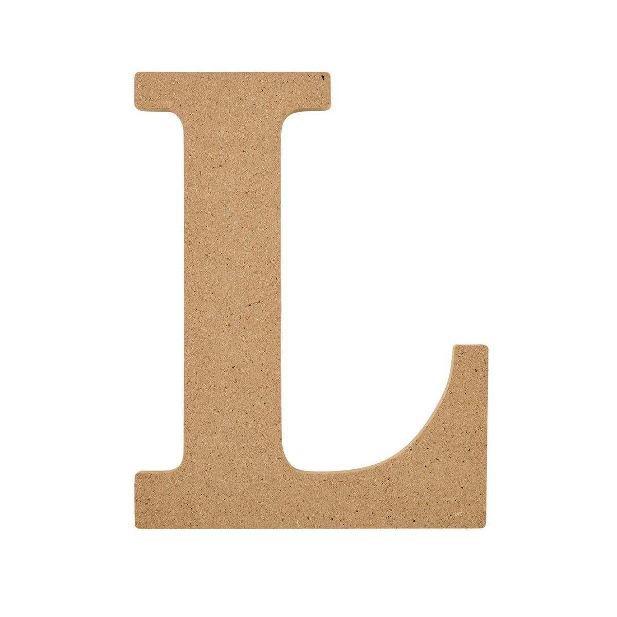 Plaid Unfinished Wood MDF 5" Letter for DIY Arts and Crafts