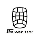 PING DLX Cart Bag, White, 15-Way Top, 15 Pockets - DLX