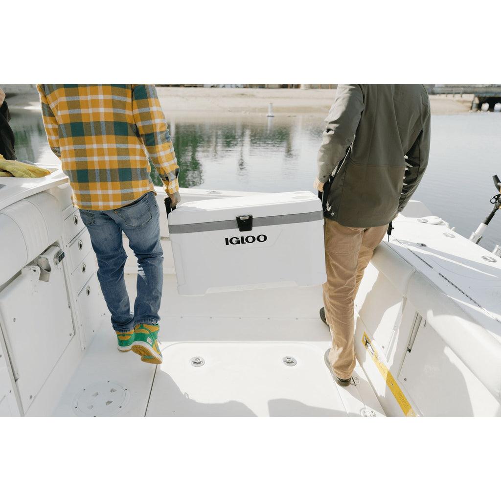 Igloo 70 Qt Latitude Marine Ultra, White and Moonscape