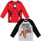 Marvel Spider-Man Toddler Boys 2 Pack Long Sleeve T-Shirts Toddler to Big Kid
