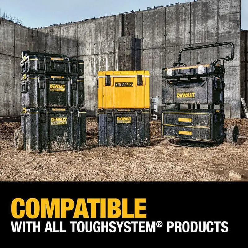 DEWALT ToughSystem 2.0 Tower Tool Box System 3-Piece Modular Storage Kit - DWST60437