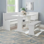 Farmhouse-Style Nook Dining Set With Storage - Sedley